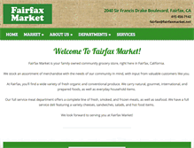 Tablet Screenshot of fairfaxmarket.net